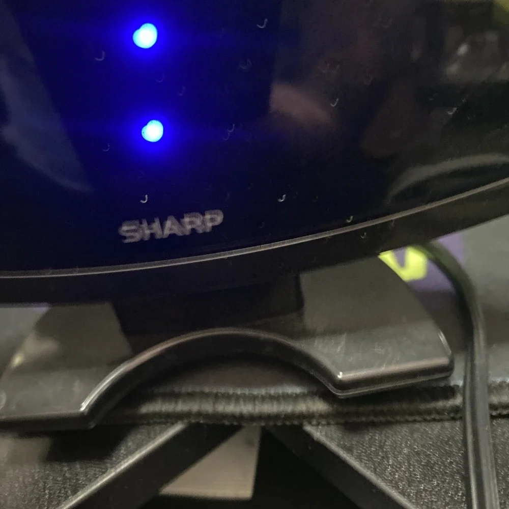 Sharp Alarm Clock SPC106  Nice Blue Big Number Alarm A1